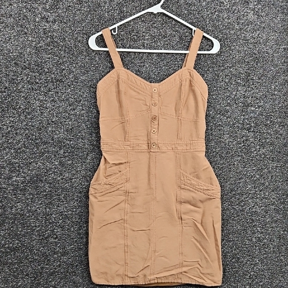 Dresses & Skirts - Japna Women's Medium Stylish Tan Women's Dress